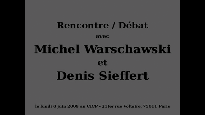 Rencontre / Débat avec Michel Warschawski et Denis Sieffert